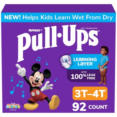 Pull-Ups PullUps Boys Potty Training Pants Size 3T4T 92 Count