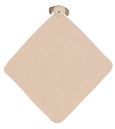 Angel Dear Light Brown Puppy Napping Blanket