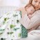HOMRITAR Green Pine Tree Baby Blanket Double Layer Dotted Backing for Boys