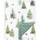 HOMRITAR Green Pine Tree Baby Blanket Double Layer Dotted Backing for Boys