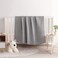 NTBAY 3 Layer Oversized Muslin Toddler Blanket 45 x 60 Grey Dot