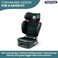 Peg Perego PEG Viaggio Flex 120 High Back Folding Booster Metal Sage Green