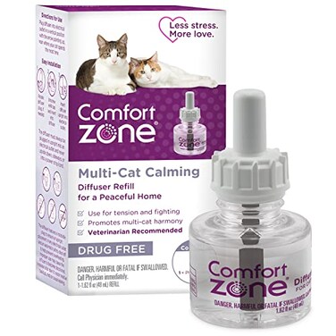 Comfort Zone Multi Cat Calming Diffuser Refill 1 Pack of 30 Day Refills
