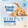 Fresh Step Simply Unscented Multi Cat Clumping Cat Litter Low Dust Odor Control with Activated Charcoal Tech Compatible in Automatic Litter Boxes 14 lb