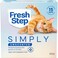Fresh Step Simply Unscented Multi Cat Clumping Cat Litter Low Dust Odor Control with Activated Charcoal Tech Compatible in Automatic Litter Boxes 14 lb