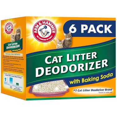 Arm &amp; Hammer Cat Litter Deodorizer Double Duty 20 oz 6 Pack