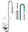 Clscea Aquarium Stainless Steel CO2 Diffuser Atomizer with Integrated Check Valve DC30040