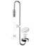 Clscea Aquarium Stainless Steel CO2 Diffuser Atomizer with Integrated Check Valve DC30025
