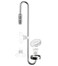 Clscea Aquarium Stainless Steel CO2 Diffuser Atomizer with Integrated Check Valve DC30025