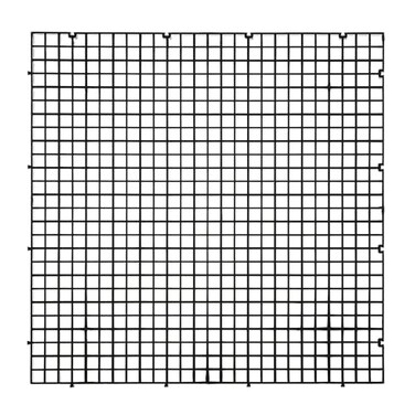 ALEGI Aquarium Plastic Grid Divider Tray Egg Crate 2 Pcs L