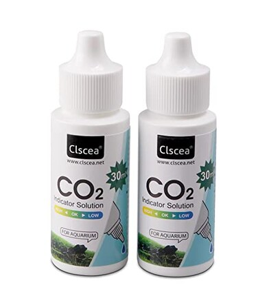 Clscea CO2 Indicator Solution Drop Checker Solution for Aquarium 60ml