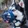 BARKLESS Soft Basket Silicone Muzzle for Large Dog to Prevent Biting