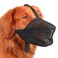 Mayerzon Dog Muzzle Patented Soft Mesh Muzzle for Scavenging Black M