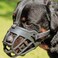 BARKLESS Soft Basket Silicone Muzzle for Medium Dog to Prevent Biting