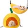Jetec 2 Pcs Hamster Hammock Hanging Bed for Small Pets