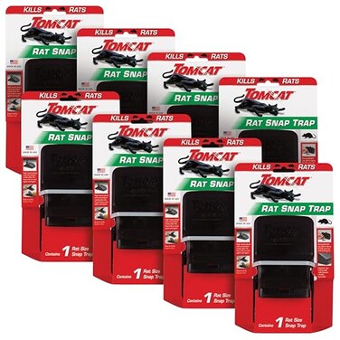 Tomcat Rat Snap Trap 8 Pack