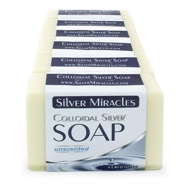 Silver Miracles Colloidal Silver Soap 6 pack