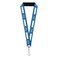 Buckle-Down Lanyard Ford Oval 5 Stripe Blue White
