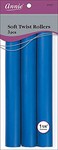 Annie Soft Twist Rollers Blue 3 Count