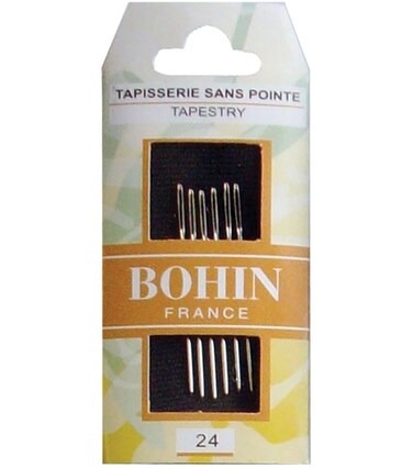 Bohin Tapestry Hand Needles , Size 24 6/Pkg