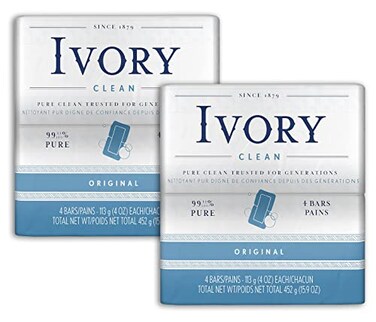 Ivory Soap Bars Original - 4 ea., Pack of 2