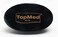 TOPMED ETS Portable Black Soft Bristle Hair Beard Brush