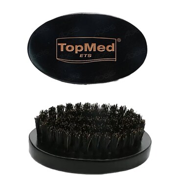 TOPMED ETS Portable Black Soft Bristle Hair Beard Brush