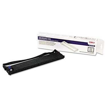 Oki Black Nylon Ribbon 4M Characters 43571801