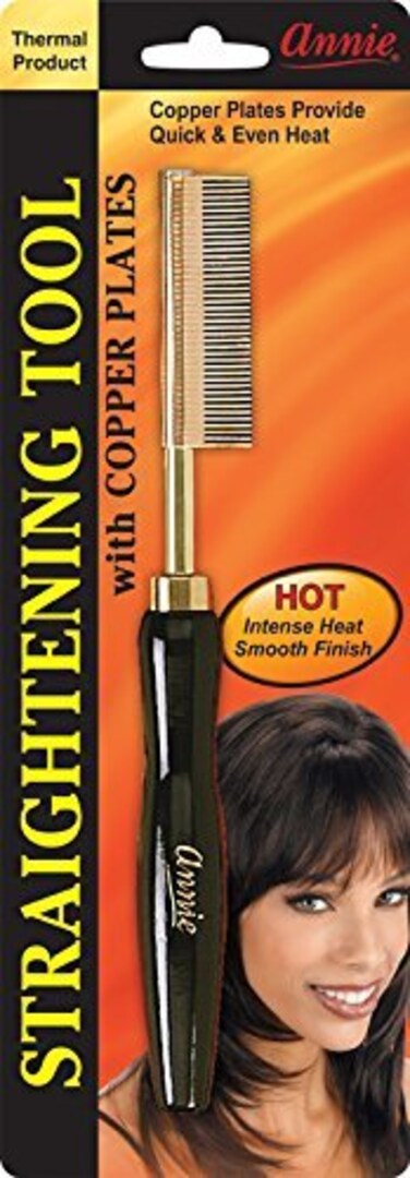 Annie Straightening Comb Fine Teeth Sm Temple