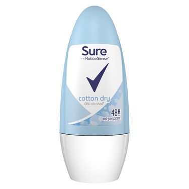 Sure Cotton Fresh Rollon Deodorant 6pk x 50ml