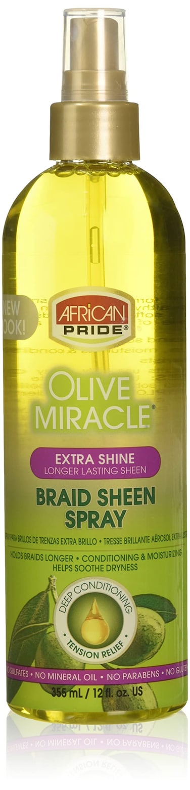 African Pride Braid Sheen Extra Spray 12 Ounce