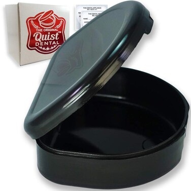 Quist Dental QUIST TM Solid Orthodontic Retainer Case Black