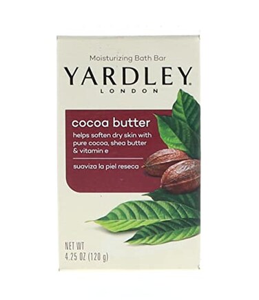 Yardley Bath Bar Cocoa Butter 4 oz (Pack of 2