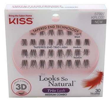 Kiss Ever-Ez Trio Lashes Medium Combo (6 Pack