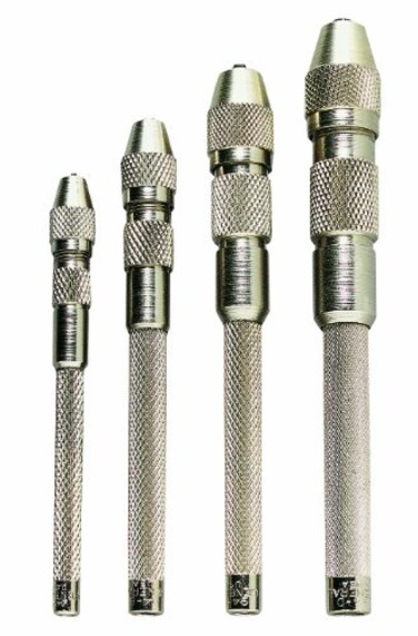 General Tools S94 Single End Pin Vise SetSilver