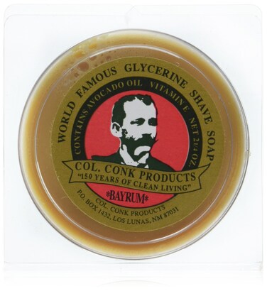 Colonel Conk Bay Rum Shaving Soap 2 ozPack of 3