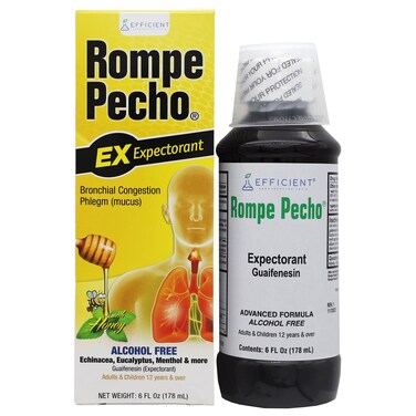 Rompe Pecho EX Expectorant 6oz Cold Cough Syrup