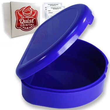 Quist Dental QUIST TM Solid Orthodontic Retainer Case Purple