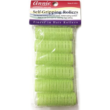 Annie SelfGripping Rollers 6 Count Green 34 1311