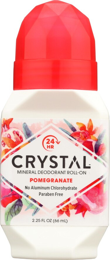 Crystal Body Deodorant RollOn Pomegranate 225 oz