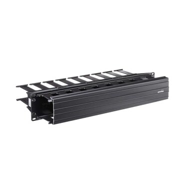 Leviton Horizontal Cable Management 492RUHFR Black