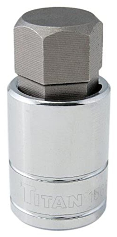 Titan 15667 12Inch Drive x 1316Inch Hex Bit Socket