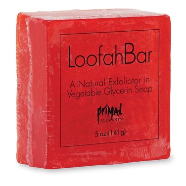 Primal Elements Watermelon Loofah Bar Soap 5 Ounce