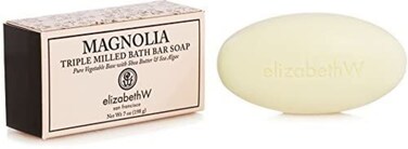 elizabeth W Magnolia Perfumed Triple Milled Bath Soap 7 Ounces