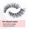 Eylure PreGlued False Eyelashes Wispy Light No 117