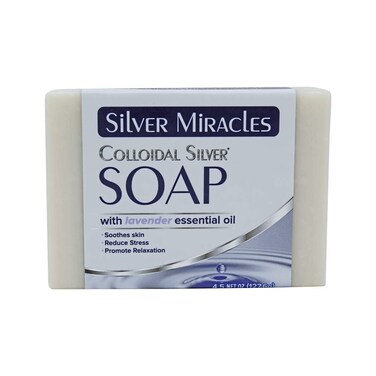 Silver Miracles Colloidal Silver Soap with Lavender