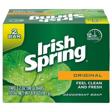 Irish Spring Original Scent Bar Soap 32 oz Pack of 2