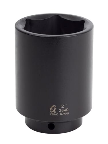 SUNEX TOOLS 264d 12Inch Drive 2Inch Deep Impact Socket