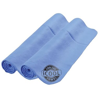 FROGG TOGGS iCOOL Cooling Towel 2 Pack Sky Blue 2 Pack