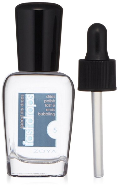 ZOYA Fast Drying Drops Top Nail Coat, Clear, 0.5 Fl Oz